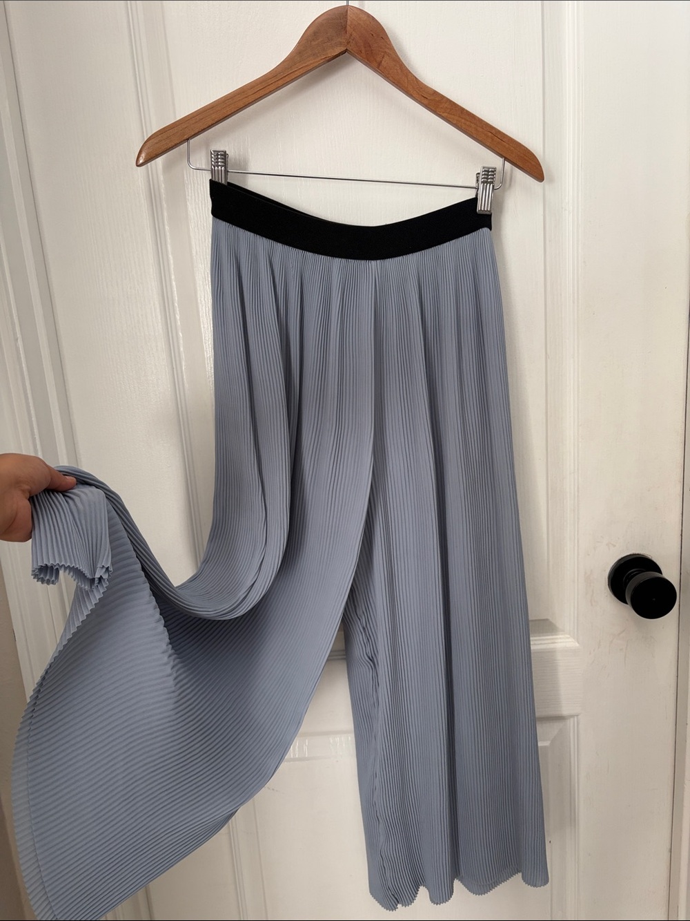 Zara Pleated Flare Pants